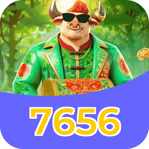 Interface do aplicativo 7656 mostrando jogos disponíveis no iOS e Android